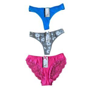 NEW WITH TAGS 3 panty bundle - Queen Under Essentials Intimates